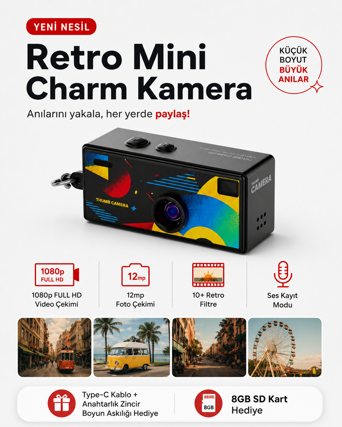 Mika Loom Retro Charm Kamera